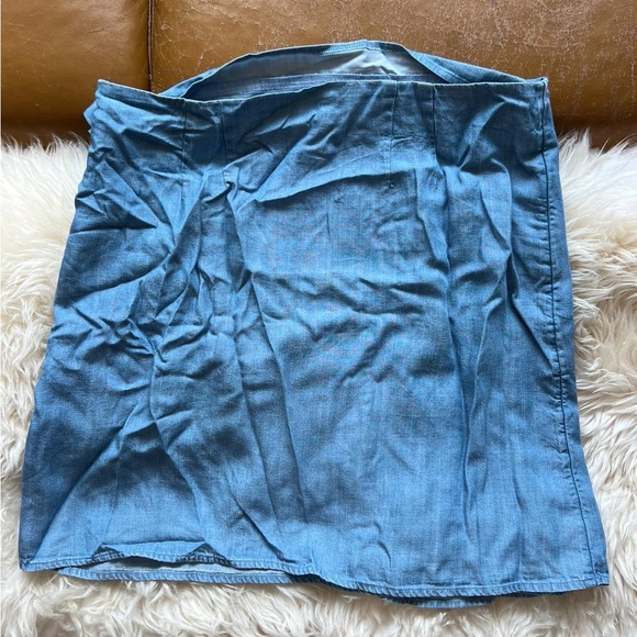 Loft Woman’s Blue Tie Wrap Skirt 💙 - Picture 6 of 7